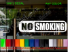 NO SMOKING Business Window Sign Decal